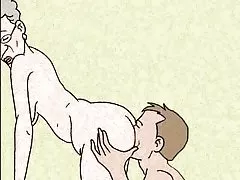 Shumë të imët porno gruaja rides pidhi e tij, dick dhe merr crampy brenda